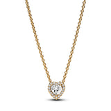 Sparkling Heart Collier Necklace