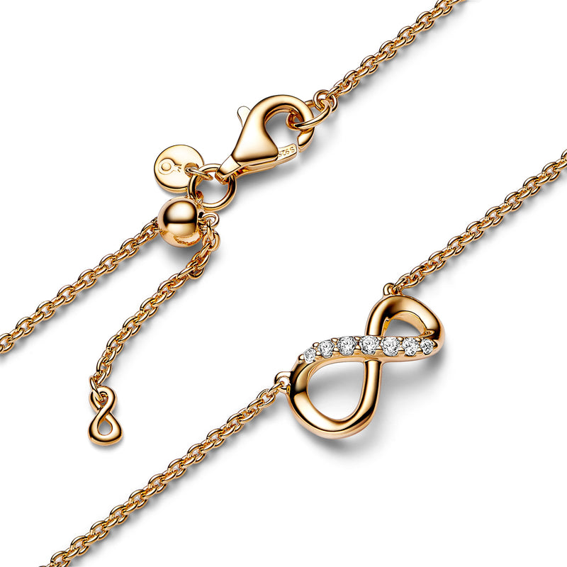 Sparkling Infinity Collier Necklace