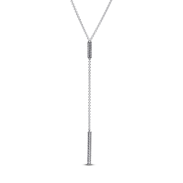 Pandora Timeless Pavé Prism Drop Necklace