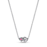 Halo Hearts Pendant Necklace