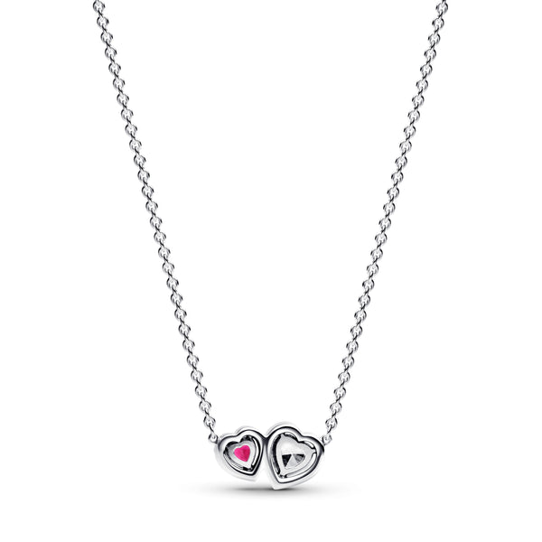 Halo Hearts Pendant Necklace