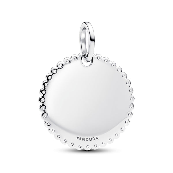 Engravable Round Tag Pendant