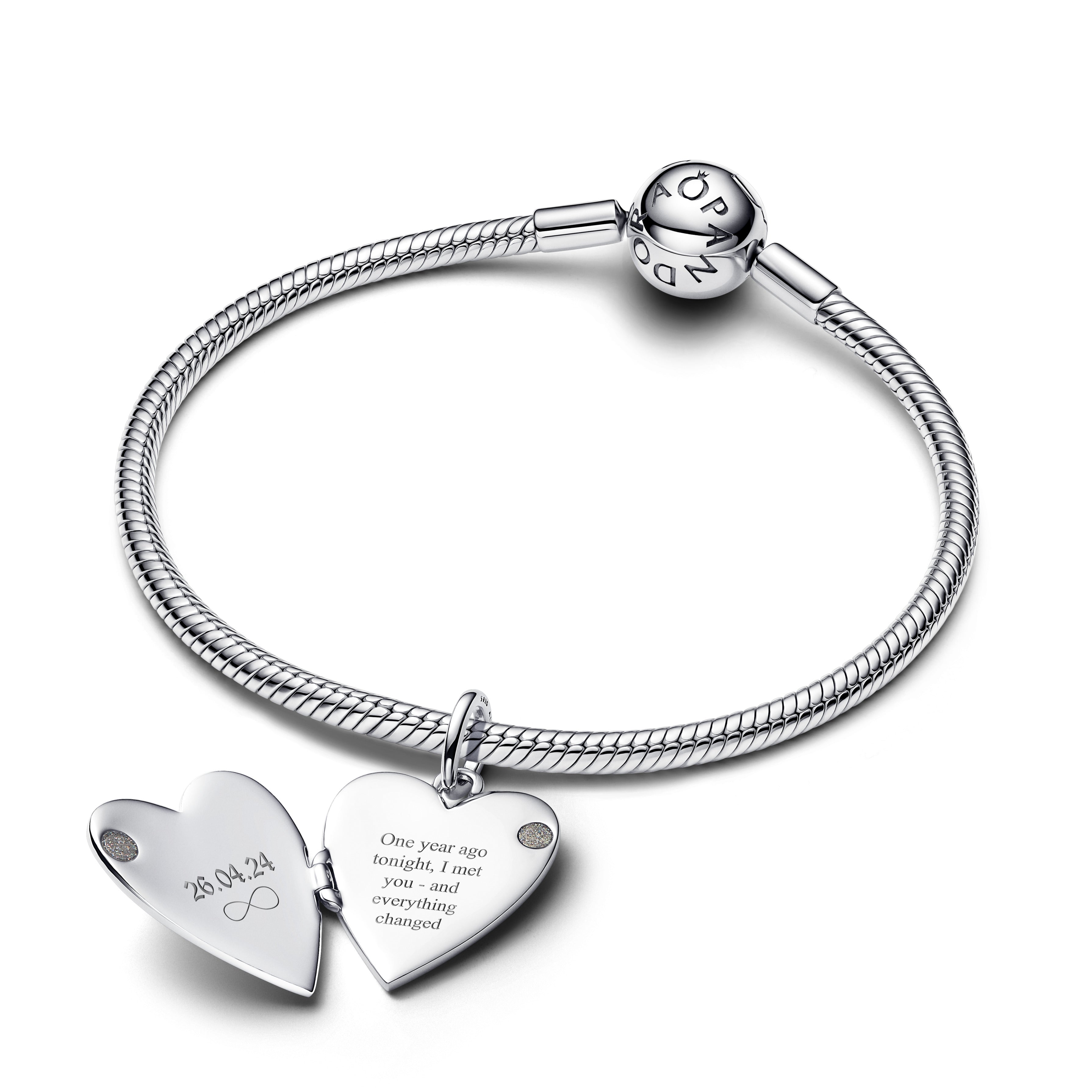 Engravable Openable Heart Tag Pendant