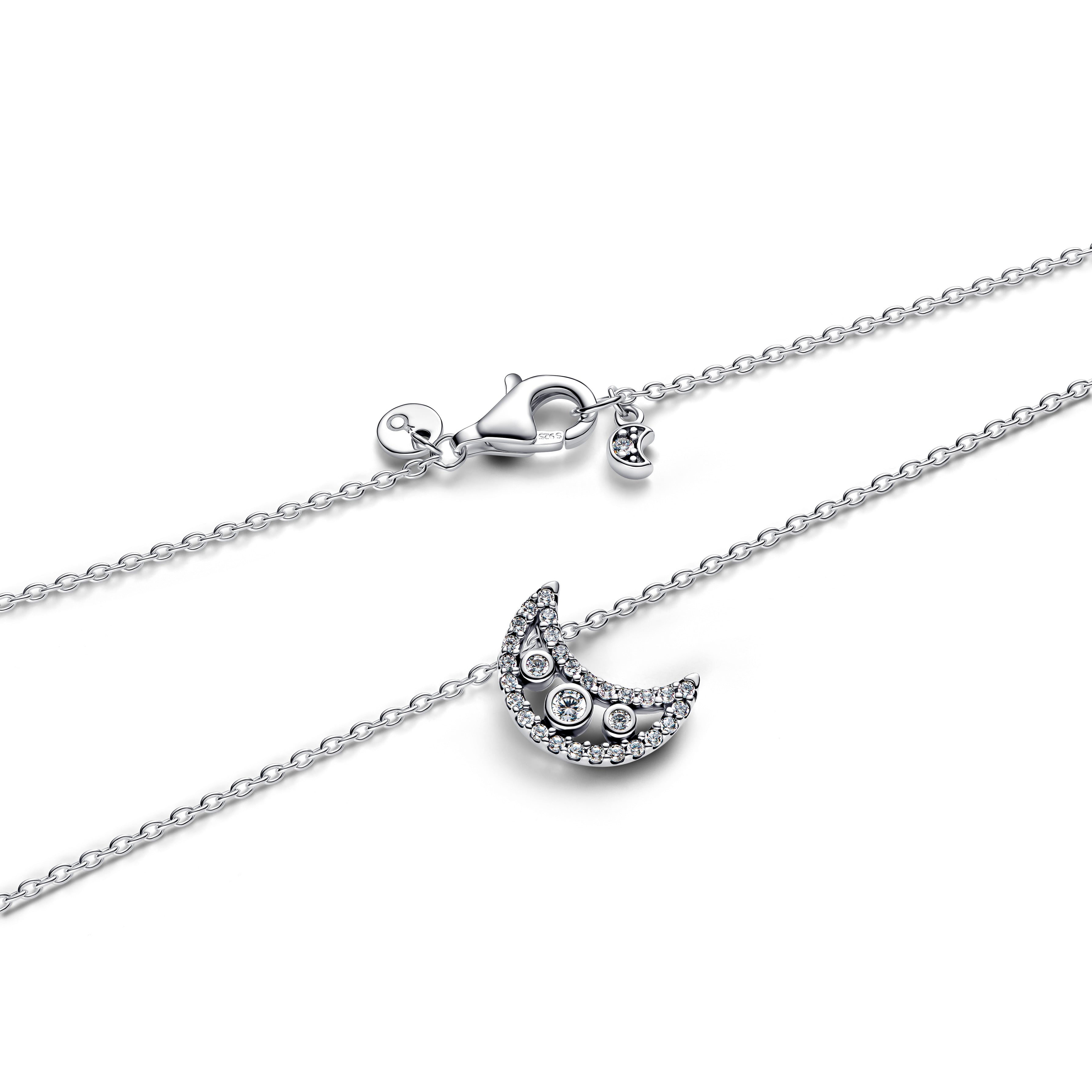 Crescent Moon Pendant Necklace