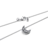 Crescent Moon Pendant Necklace