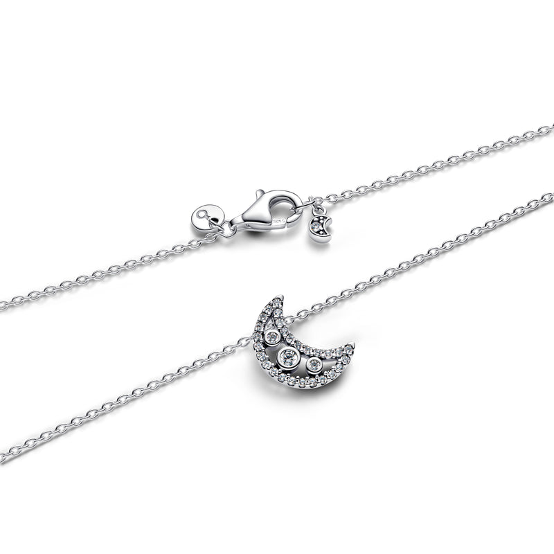 Crescent Moon Pendant Necklace
