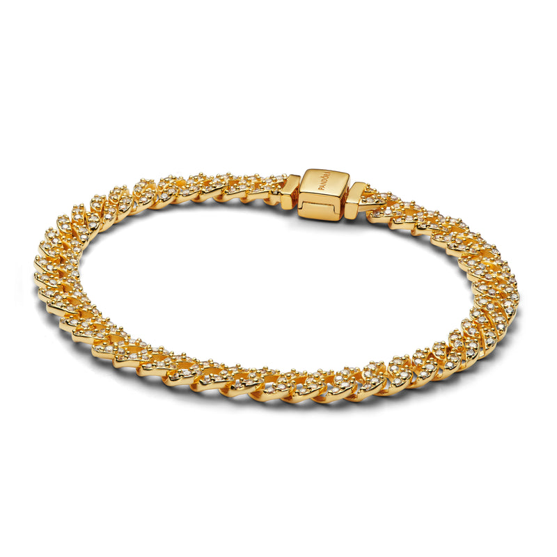 Pavé Cuban Chain Bracelet