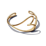 Organically Shaped Heart Bangle