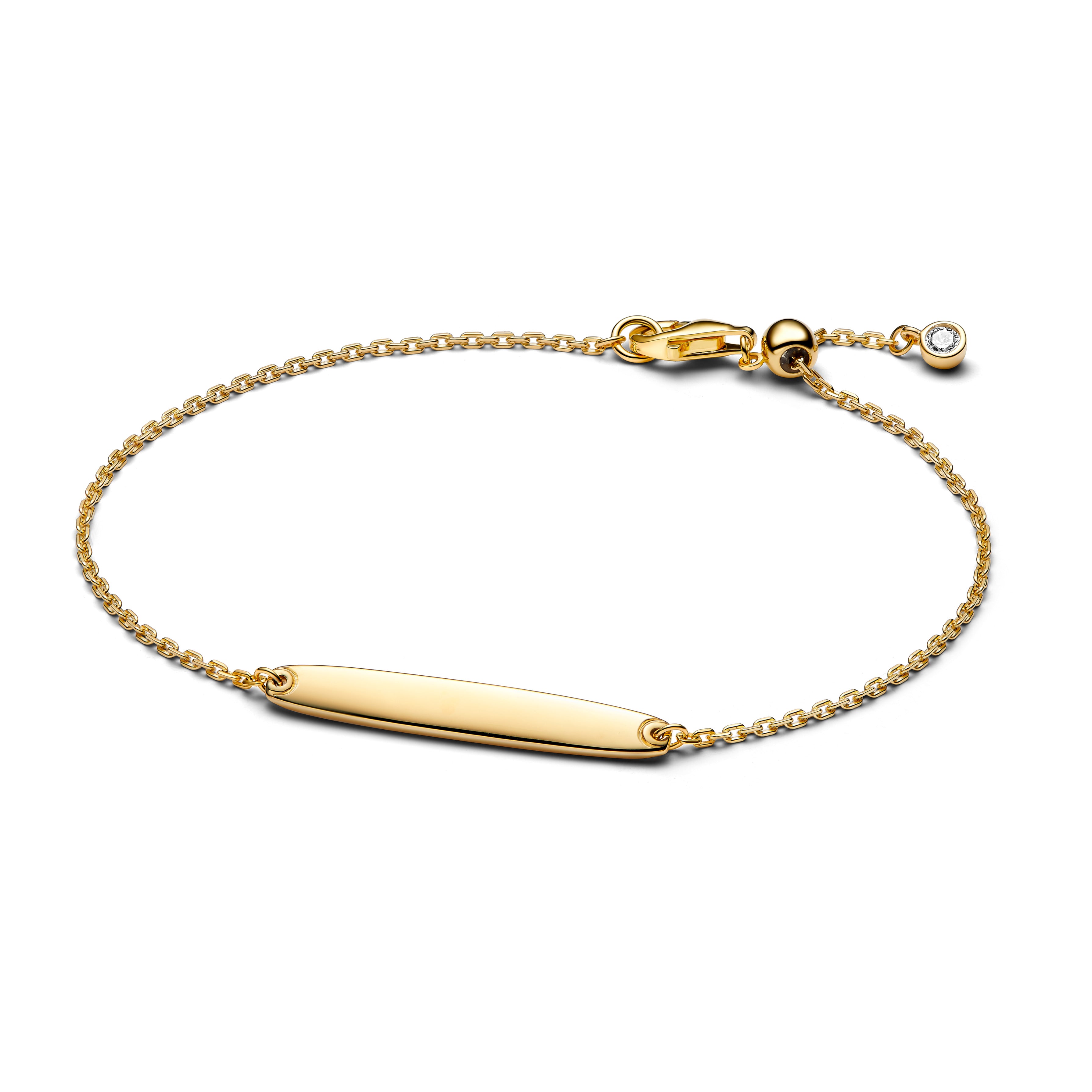 Engravable Bar Chain Bracelet