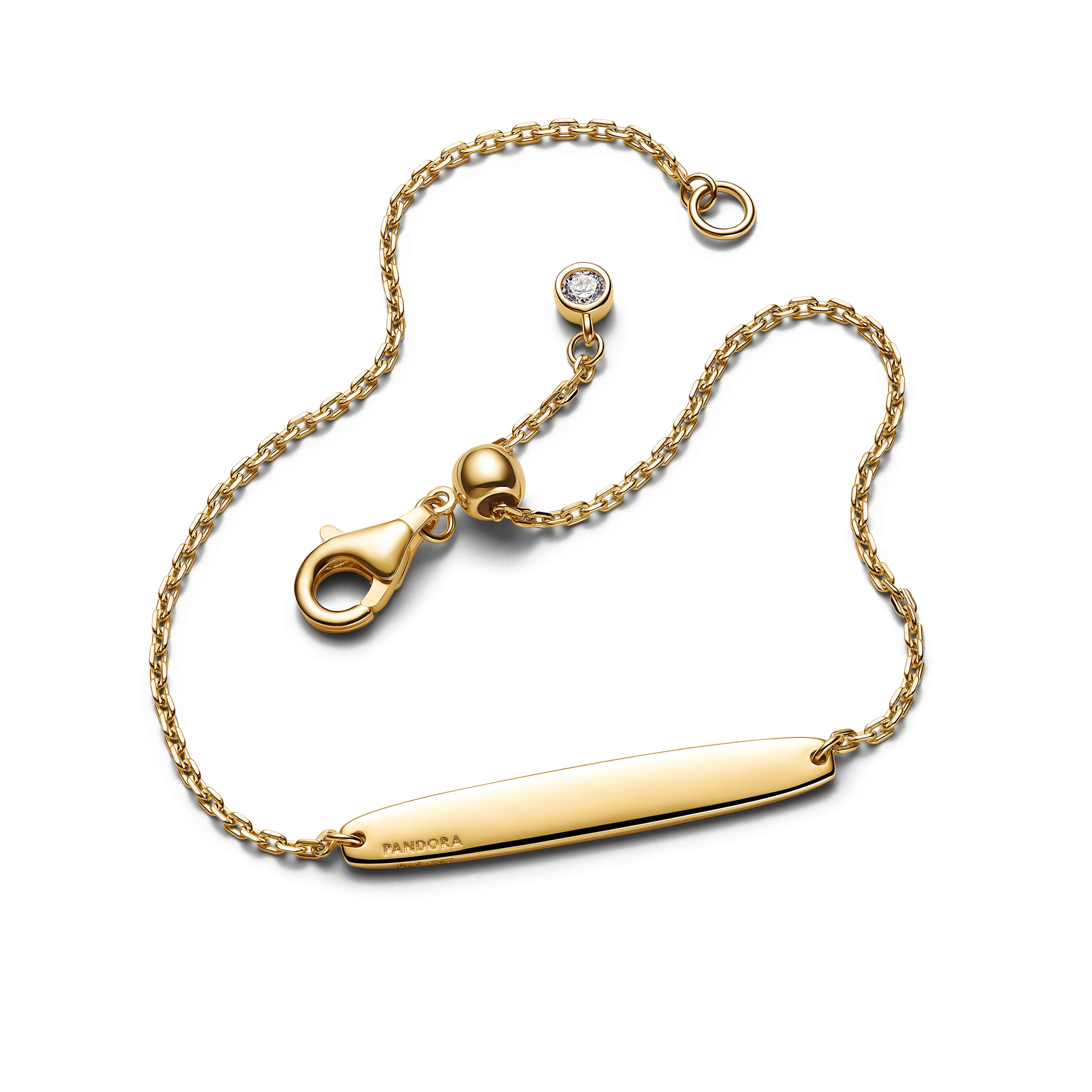 Engravable Bar Chain Bracelet