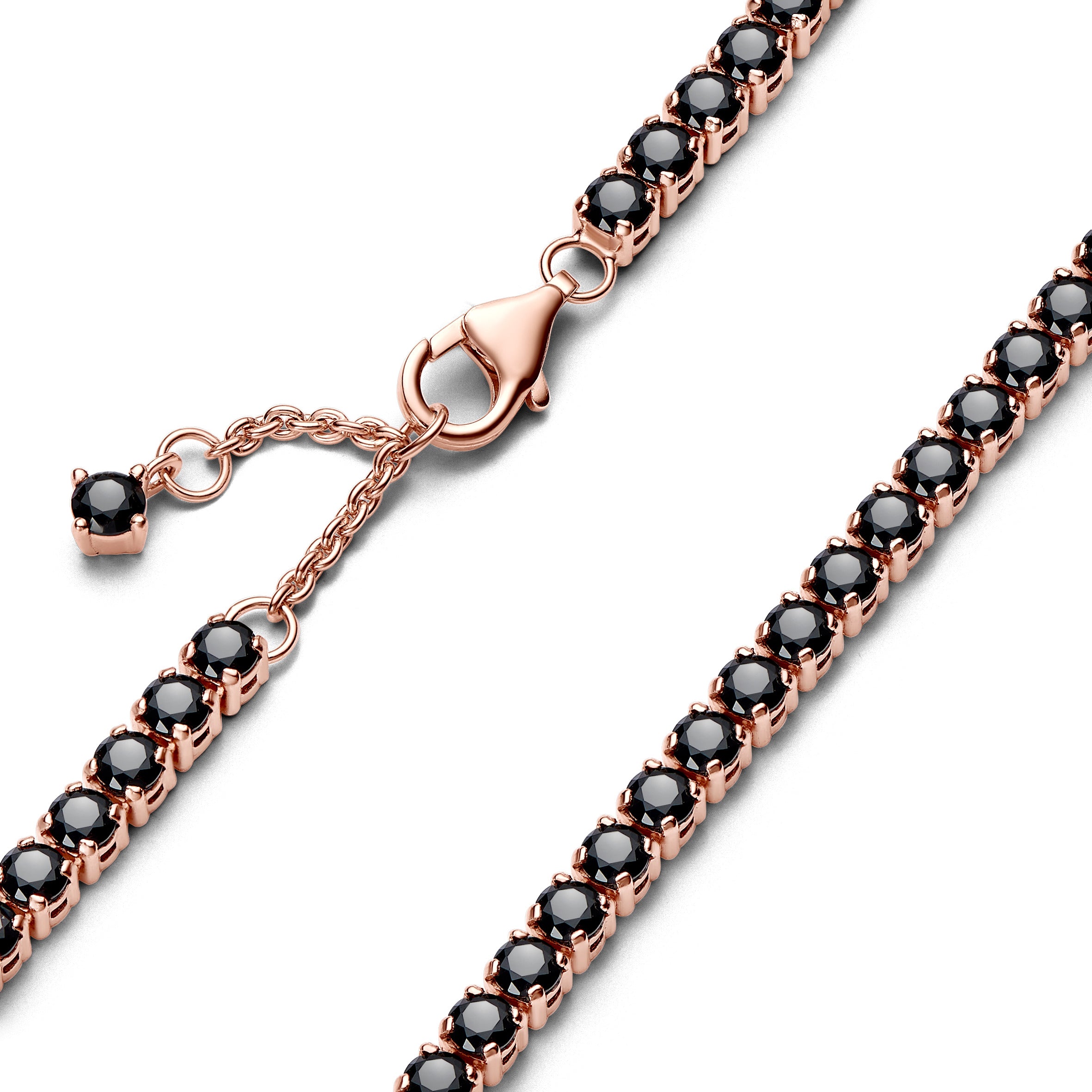 Black Sparkling Tennis Bracelet