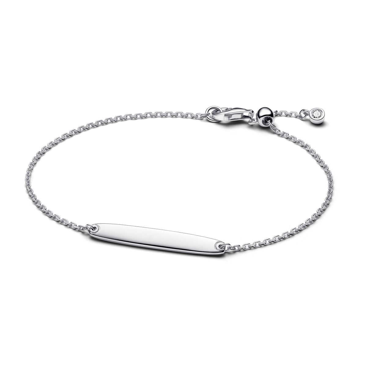Record Bar Chain Engravable Bar Chain Bracelet