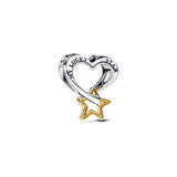 Lucky Star & Heart Charm