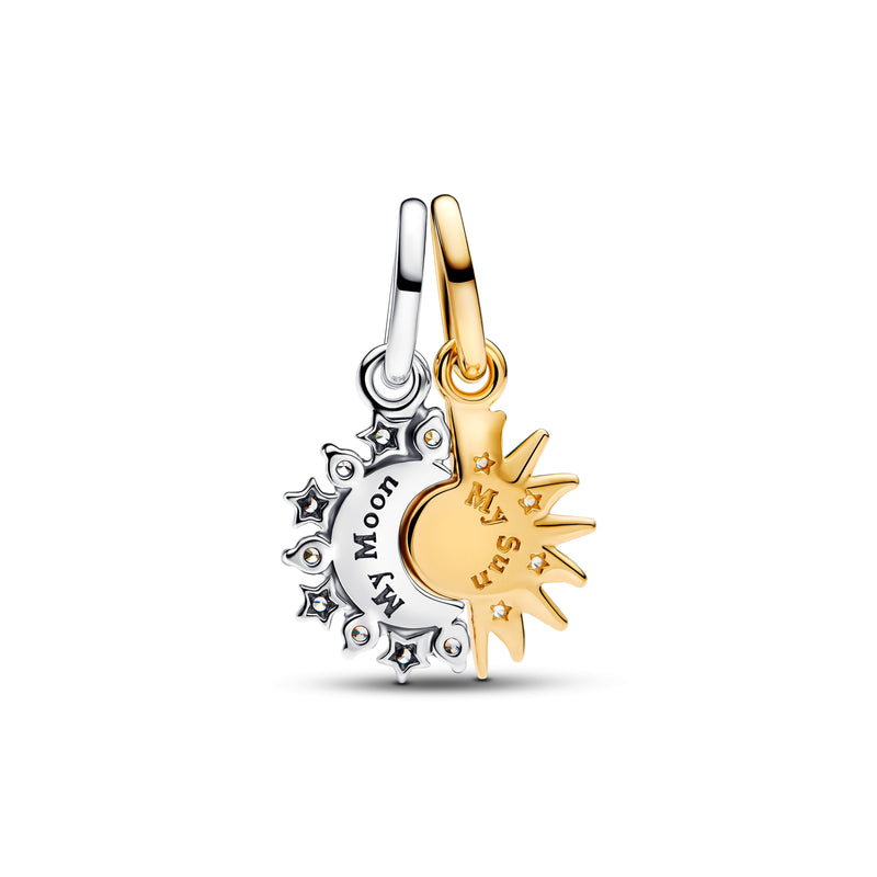 Splittable Sun & Moon Dangle Charm