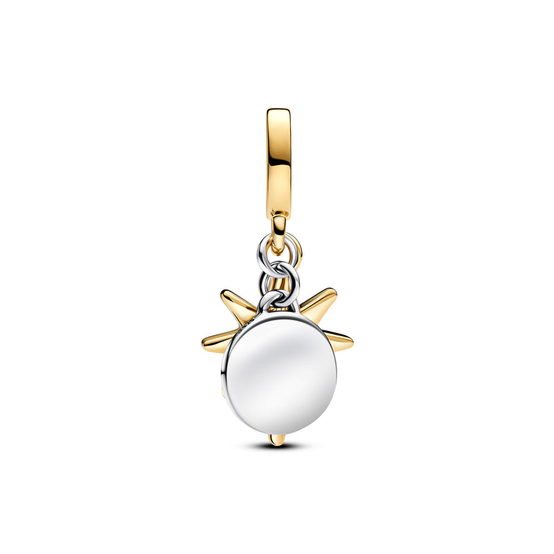 Engravable North Star Lab-grown Diamond Dangle Charm