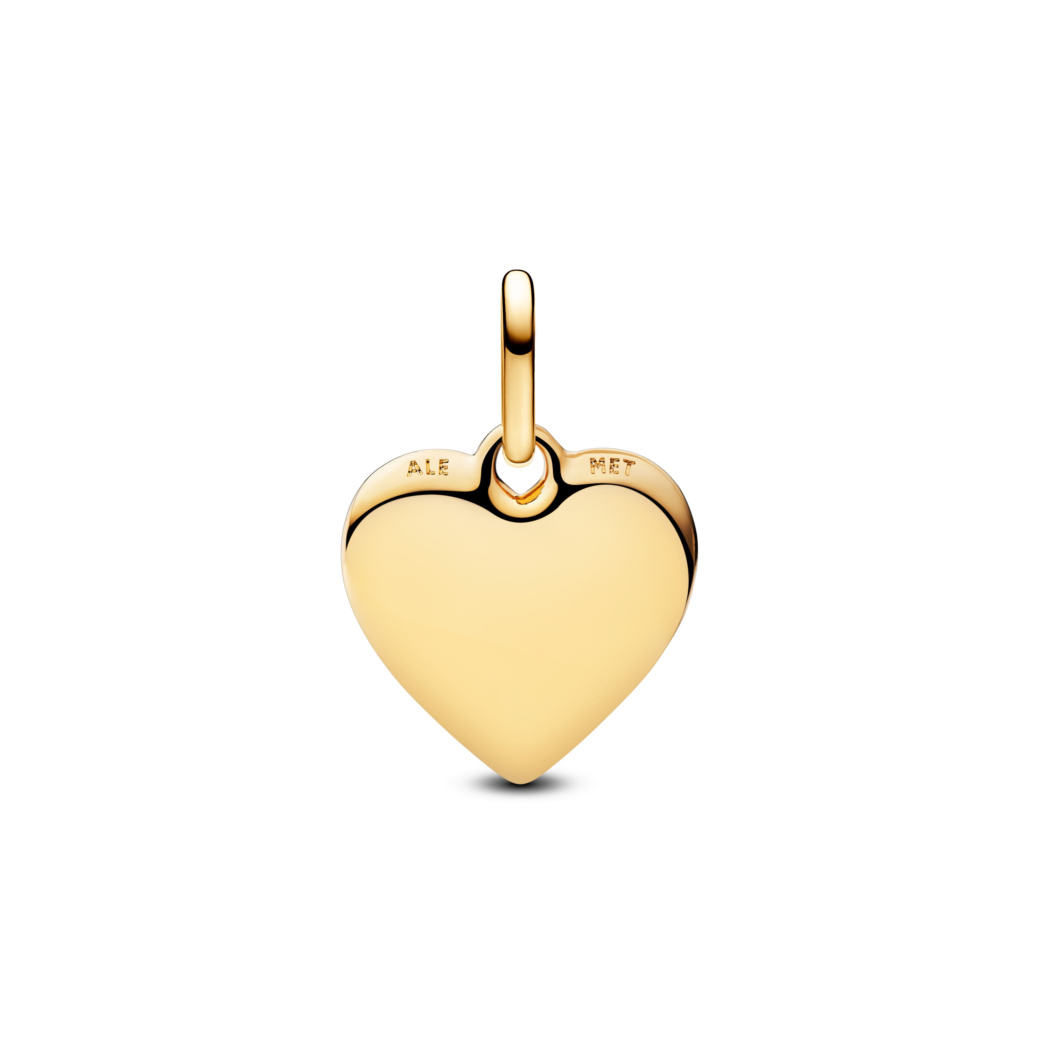 Engravable Heart Medallion Charm