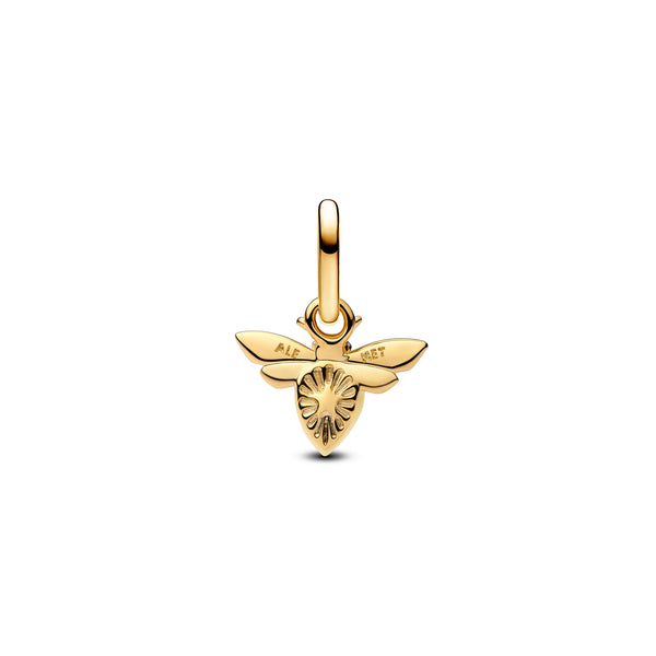 White Bee Mini Dangle Charm