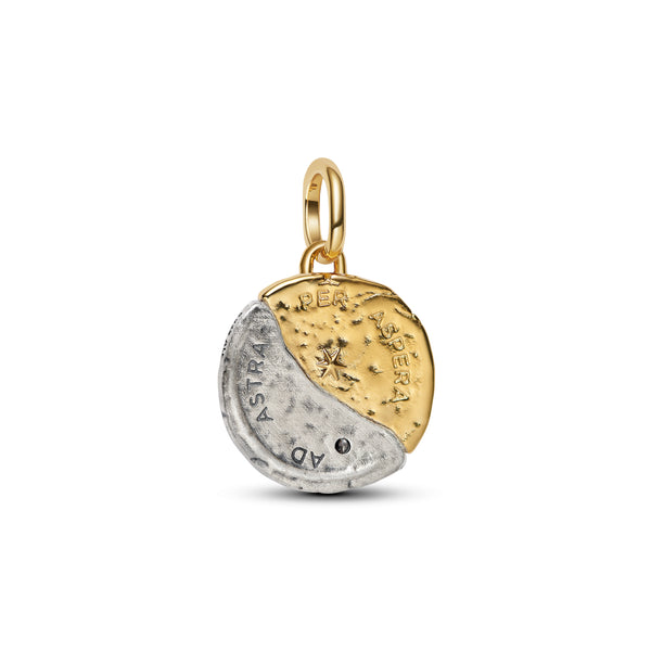 Sun and Moon Medallion Charm