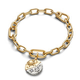 Sun and Moon Medallion Charm