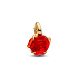 Disney Beauty and the Beast Enchanted Rose Dangle