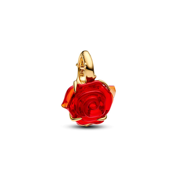 Disney Beauty and the Beast Enchanted Rose Dangle