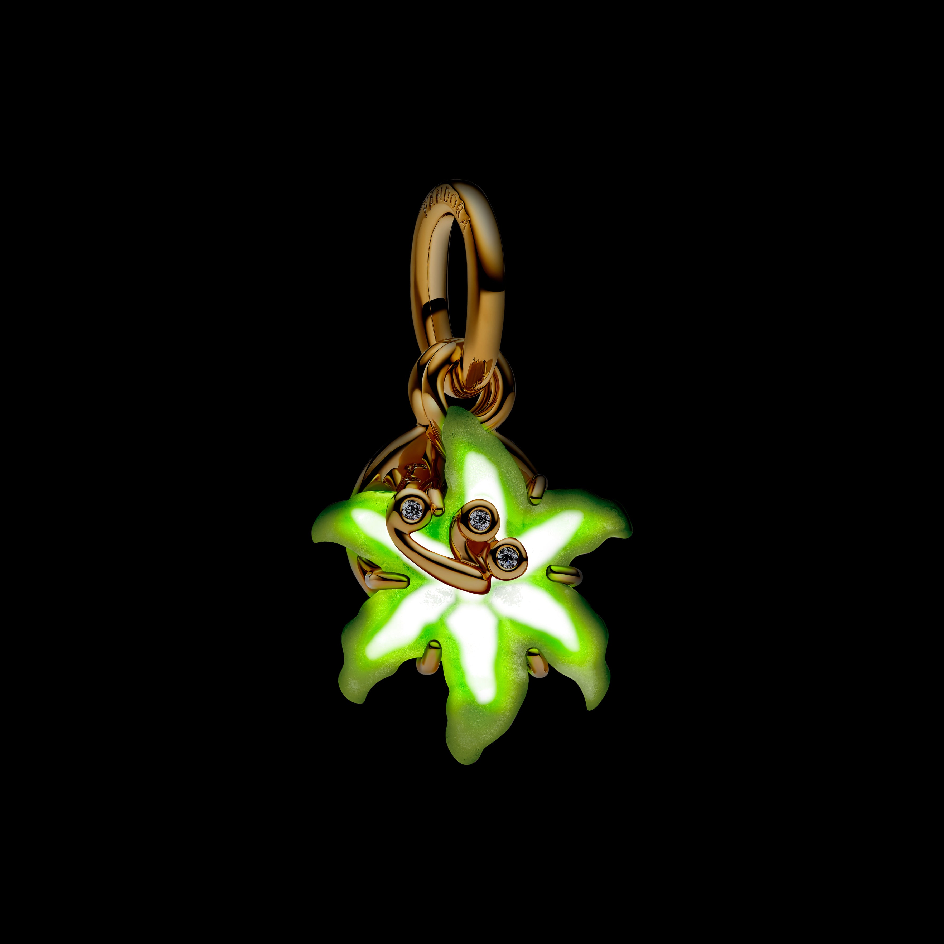 Disney Tangled Sundrop Flower Glow-in-the-dark Charm