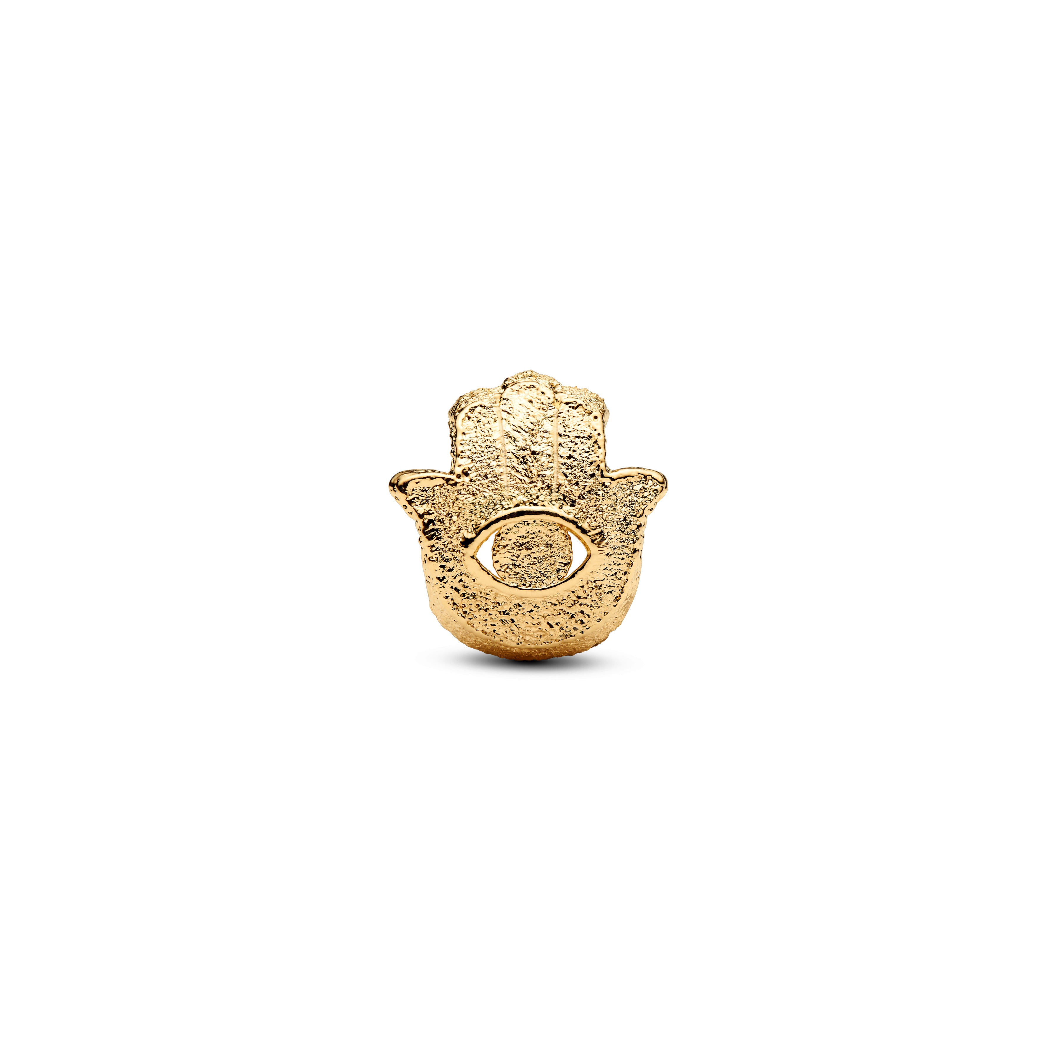 Textured Hamsa Hand Mini Charm