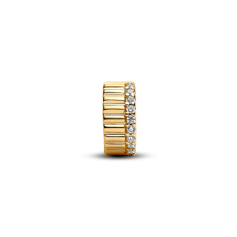 Ribbed Clip Charm