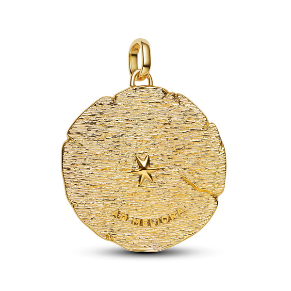 Crossing Arrows Oversized Medallion Charm