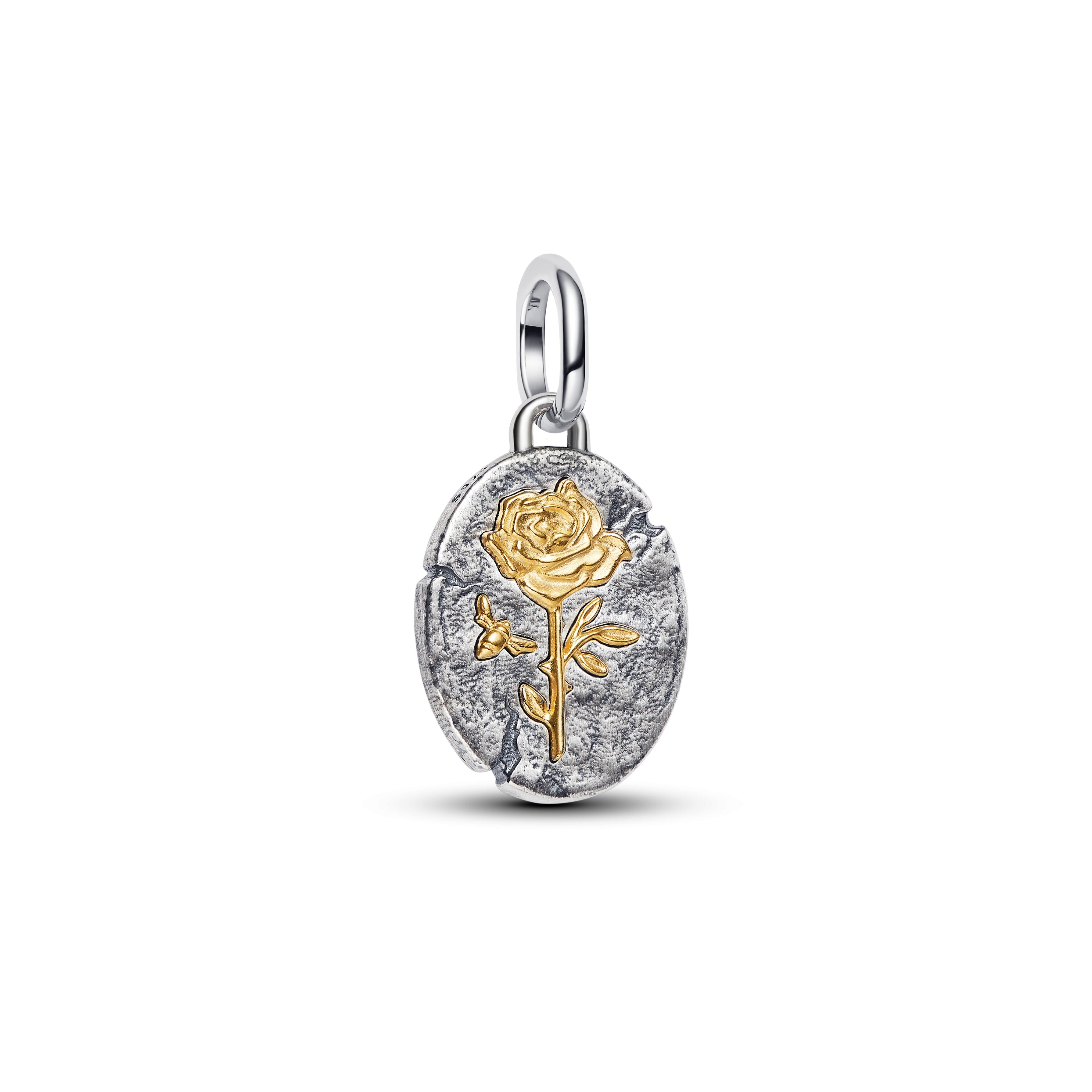 Rose Medallion Charm