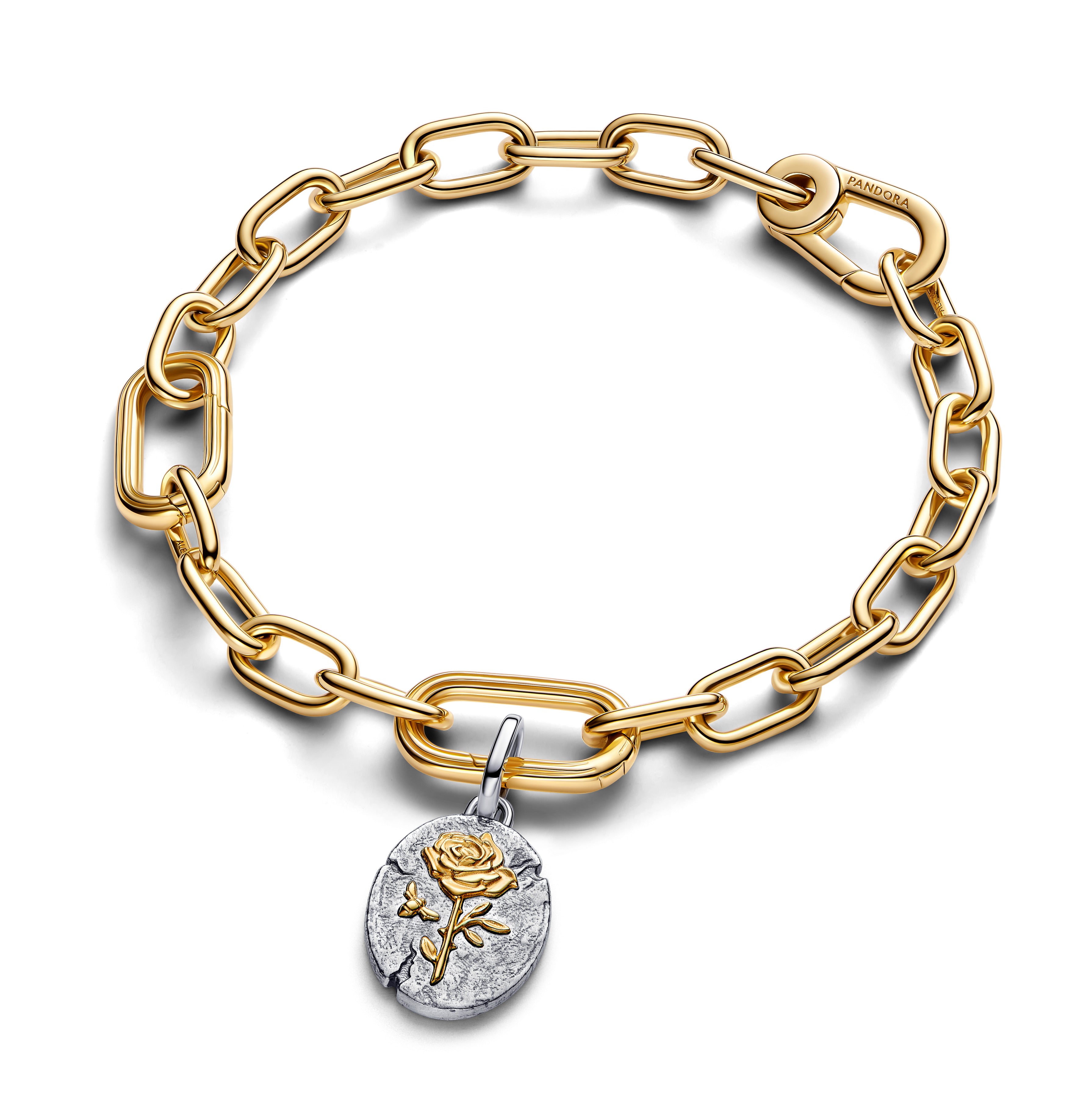 Rose Medallion Charm