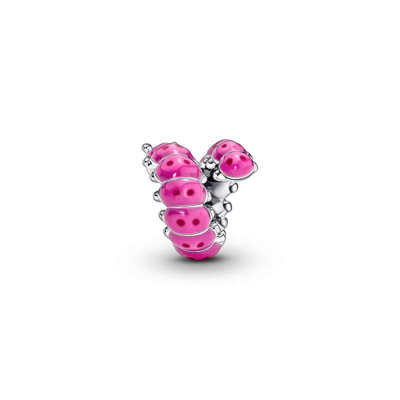 Cute Curled Caterpillar Charm