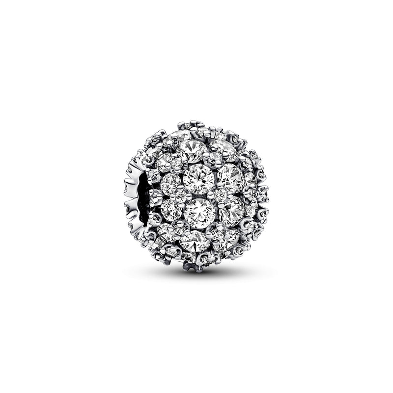 Sparkling Pavé Round Charm