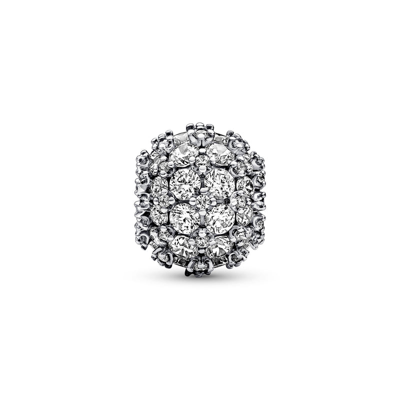 Sparkling Pavé Round Charm