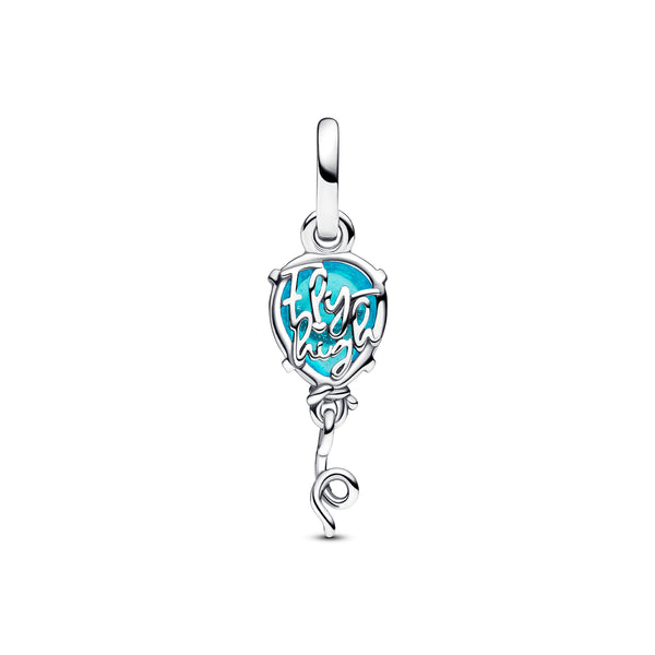 Blue Murano Glass Balloon Dangle Charm