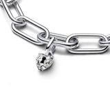 Pandora ME Keyhole Heart Mini Dangle Charm