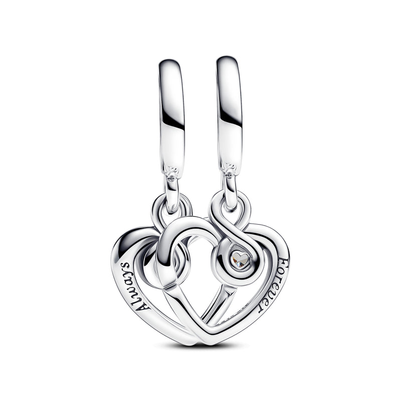 Hearts Splittable Dangle Charm