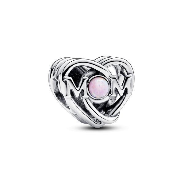 Mom Heart Charm