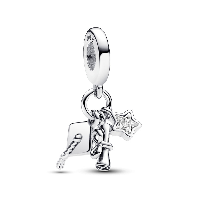 2024 Graduation Triple Dangle Charm