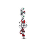 Minnie Mouse Ice Skating Dangle Charm