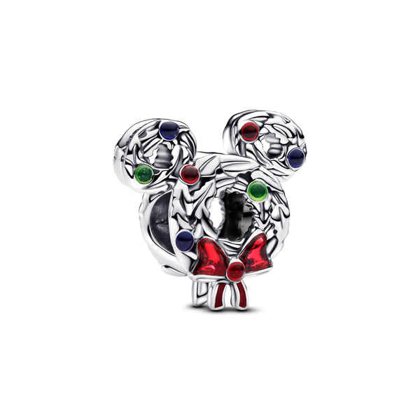 Disney Mickey Mouse Christmas Wreath Charm