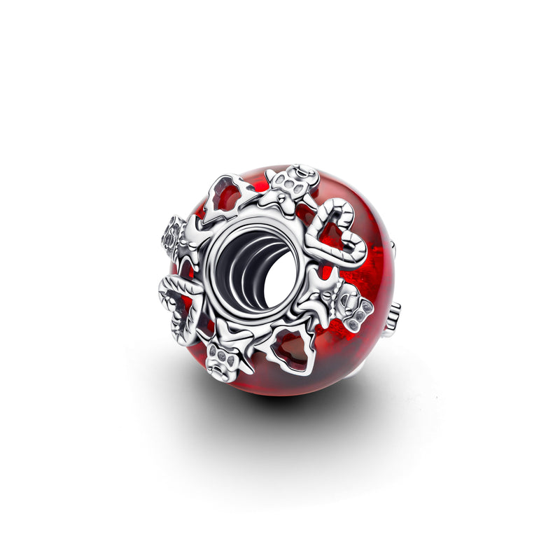 Christmas Magic Murano Glass Charm