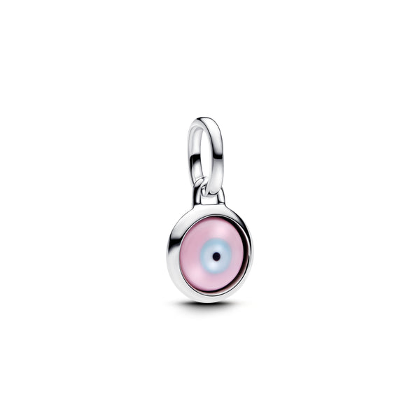 Engravable Evil Eye Murano Glass Mini Dangle Charm