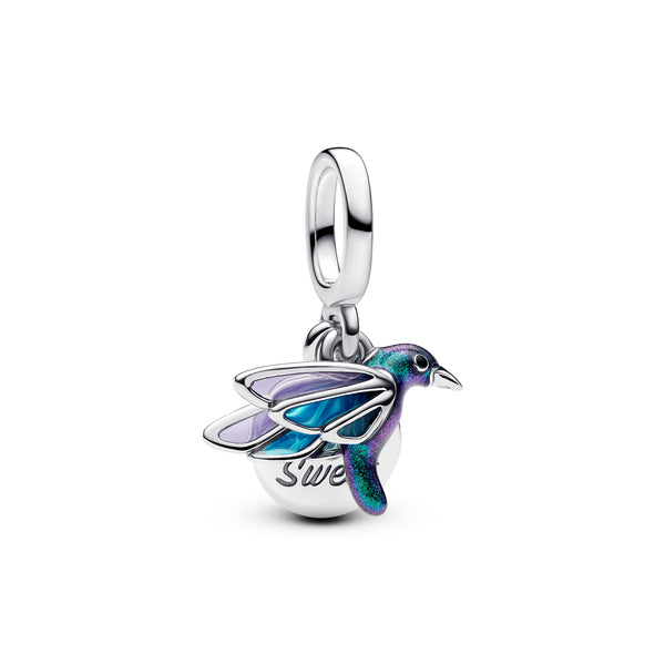 Hummingbird Double Dangle Charm