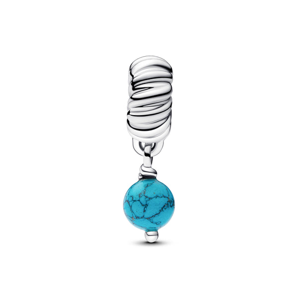 Turquoise-colored Dangle Charm