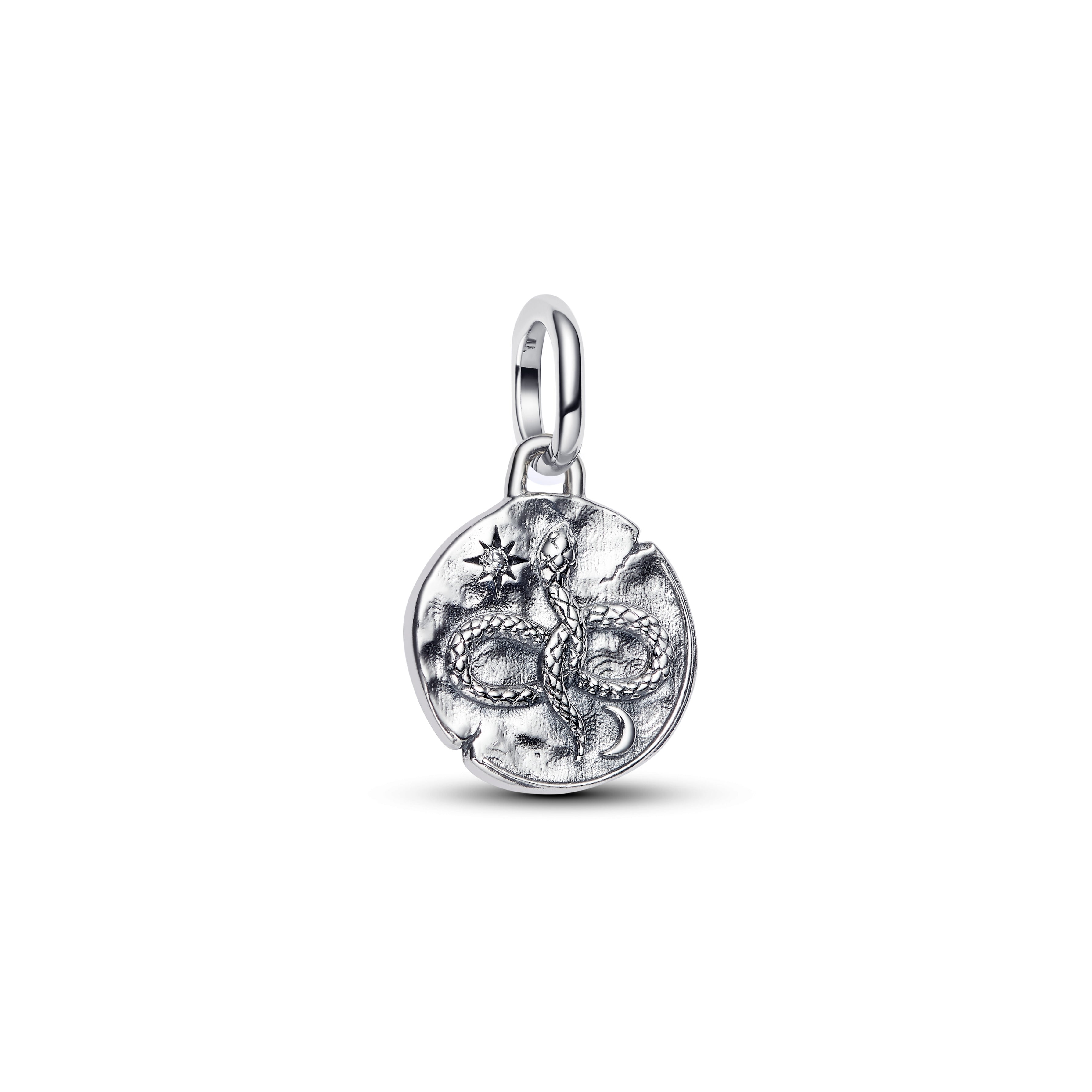 Infinity Snake Medallion Charm