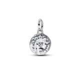 Infinity Snake Medallion Charm