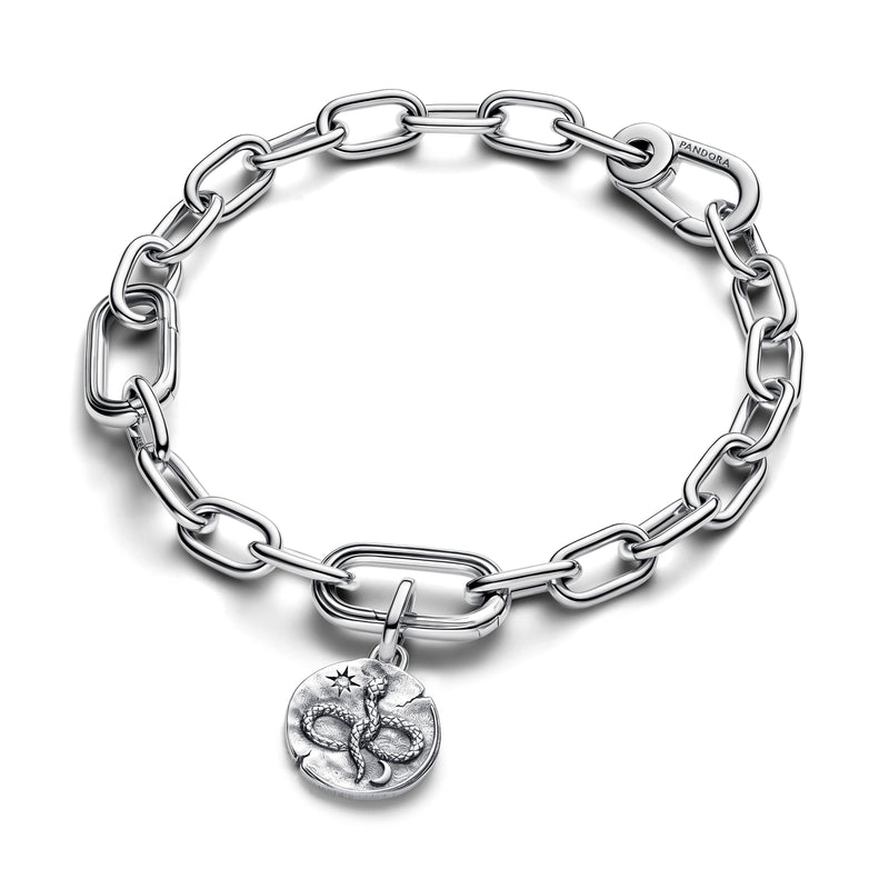 Infinity Snake Medallion Charm