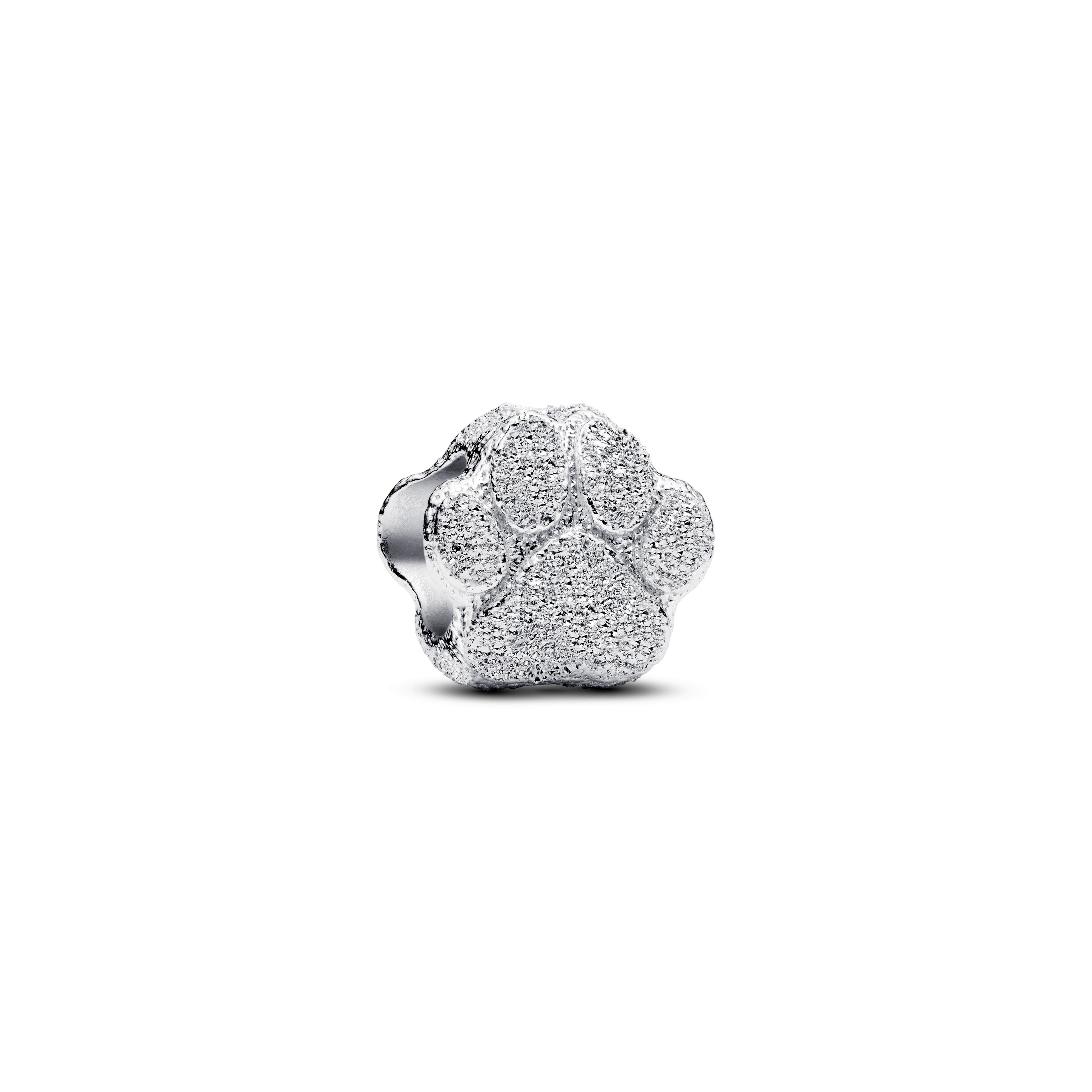 Textured Paw Mini Charm