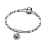 Disney Frozen Queen Elsa Snowflake Dangle Charm